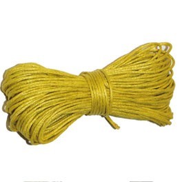 Cordino cerato 10 metri Giallo
