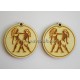 Basi per Orecchini set. 2 pz Horoscope