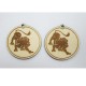 Basi per Orecchini set. 2 pz Horoscope