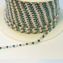 Catena di Malachite Strass 