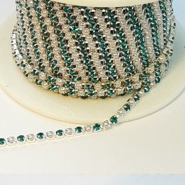 Catena di Malachite Strass 